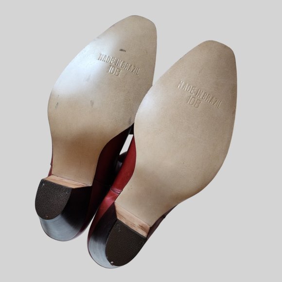 Vtg KINNEY SHOES Western Boho Pull on Boots Size 10B - Picture 13 of 17